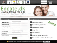 Tablet Screenshot of endate.dk